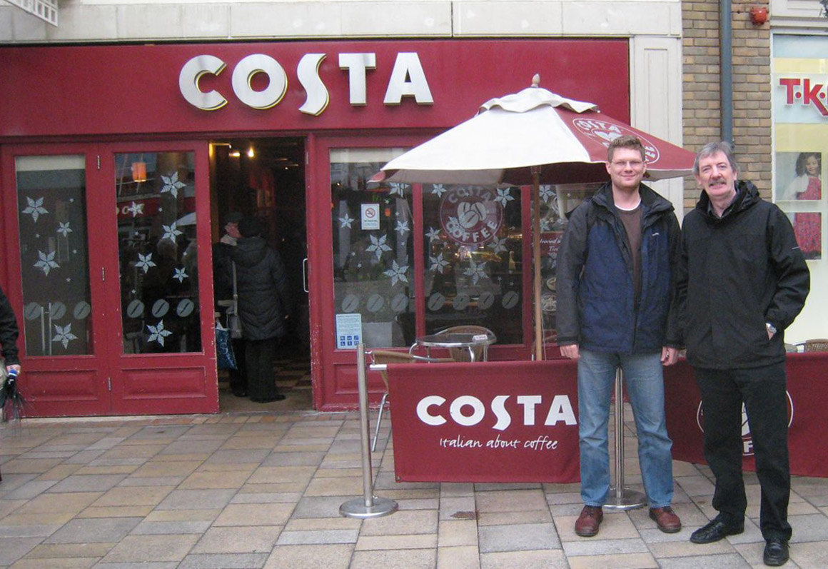 Costa Colchester Simon and Vic